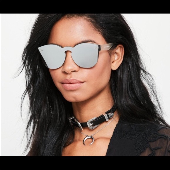 Missguided Accessories - SALE/LAST! MISSGUIDED SILVER FLAT LENS SUNGLASSES